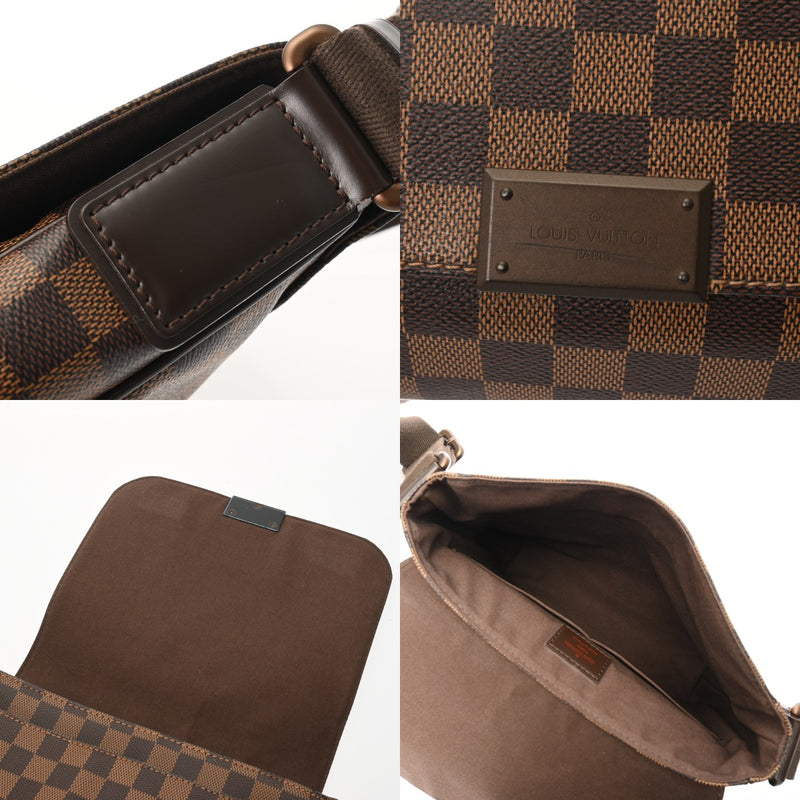 LOUIS VUITTON ルイヴィトン ダミエ ディストリクト PM ブラウン N41213 レディース ダミエキャンバス ショルダーバッグ Bランク 中古 銀蔵