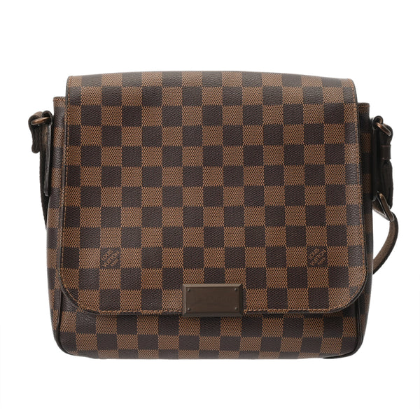 LOUIS VUITTON ルイヴィトン ダミエ ディストリクト PM ブラウン N41213 レディース ダミエキャンバス ショルダーバッグ Bランク 中古 銀蔵