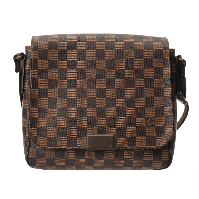 LOUIS VUITTON ルイヴィトン ダミエ ディストリクト PM ブラウン N41213 レディース ダミエキャンバス ショルダーバッグ Bランク 中古 銀蔵