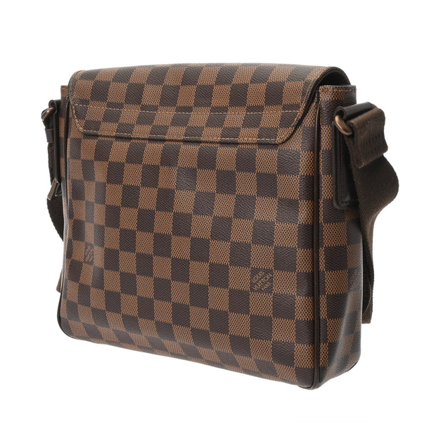 LOUIS VUITTON ルイヴィトン ダミエ ディストリクト PM ブラウン N41213 レディース ダミエキャンバス ショルダーバッグ Bランク 中古 銀蔵