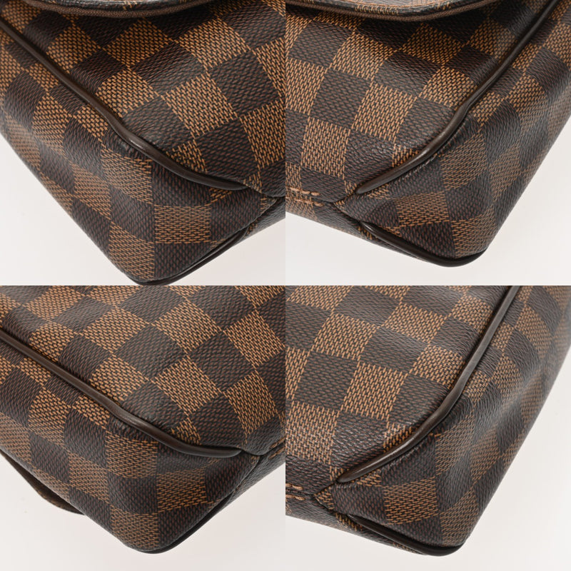 LOUIS VUITTON ルイヴィトン ダミエ ディストリクト PM ブラウン N41213 レディース ダミエキャンバス ショルダーバッグ Bランク 中古 銀蔵