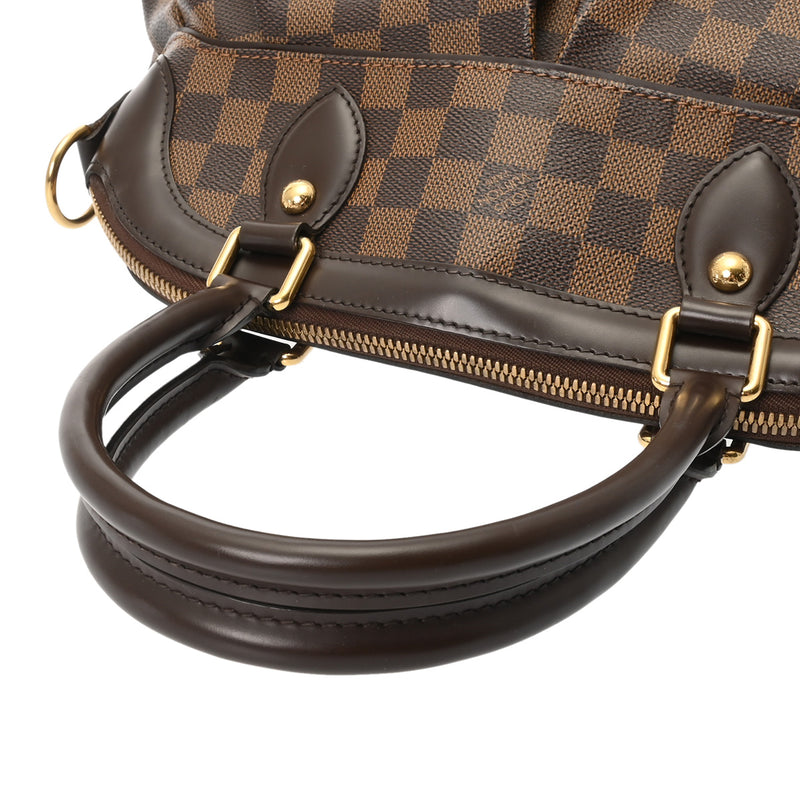 LOUIS VUITTON ルイヴィトン ダミエ トレヴィ PM ブラウン N51997 ボーイズ ダミエキャンバス ハンドバッグ ABランク 中古 銀蔵