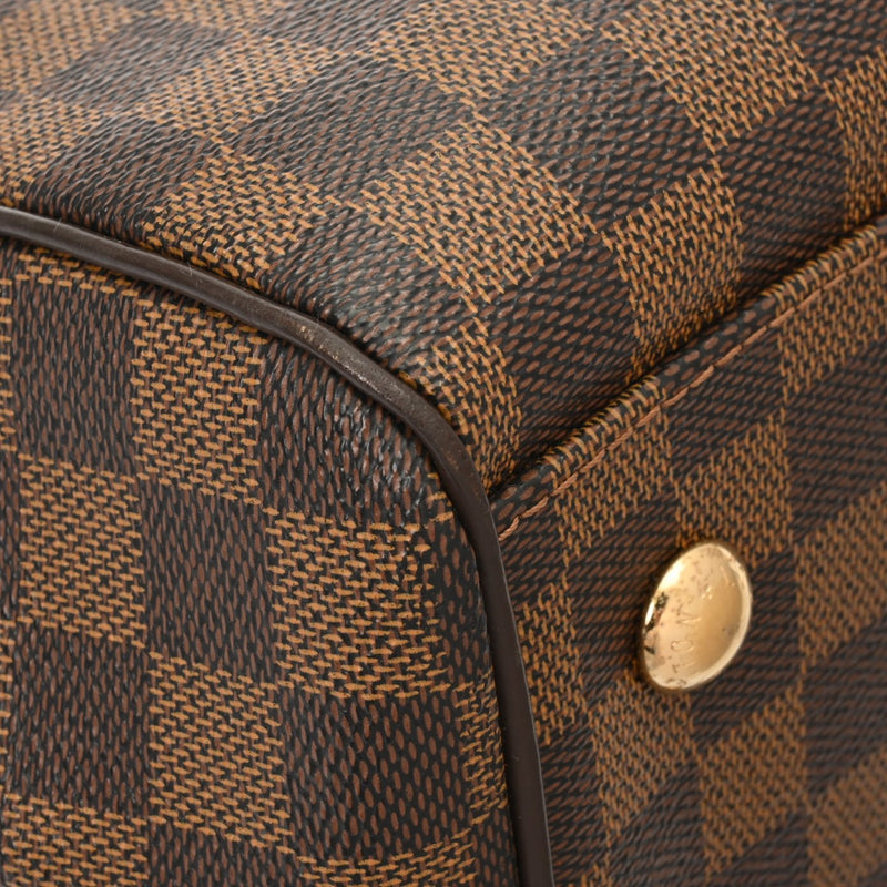 LOUIS VUITTON ルイヴィトン ダミエ トレヴィ PM ブラウン N51997 ボーイズ ダミエキャンバス ハンドバッグ ABランク 中古 銀蔵