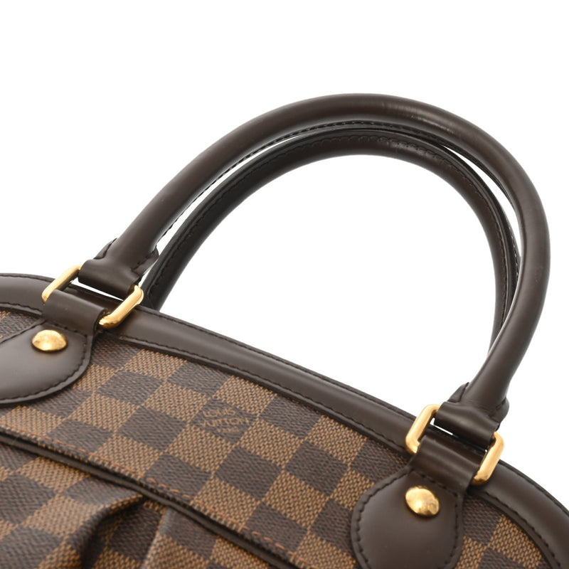 LOUIS VUITTON ルイヴィトン ダミエ トレヴィ PM ブラウン N51997 レディース ダミエキャンバス ハンドバッグ ABランク 中古 銀蔵