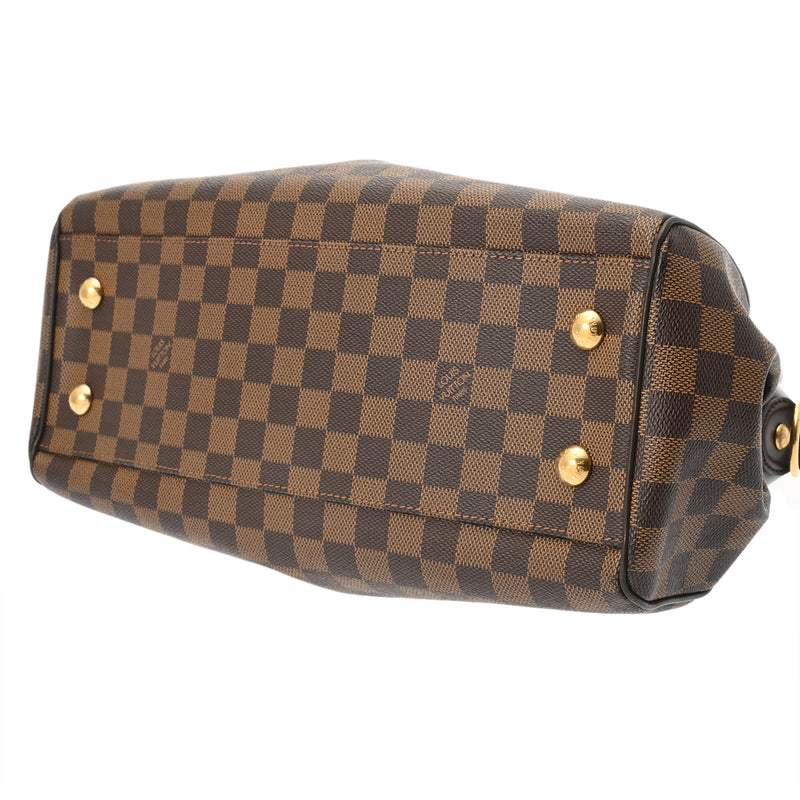 LOUIS VUITTON ルイヴィトン ダミエ トレヴィ PM ブラウン N51997 レディース ダミエキャンバス ハンドバッグ ABランク 中古 銀蔵