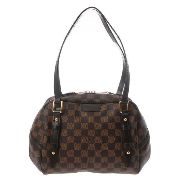 LOUIS VUITTON ルイヴィトン ダミエ リヴィントン PM ブラウン N41157 レディース ダミエキャンバス ハンドバッグ ABランク 中古 銀蔵