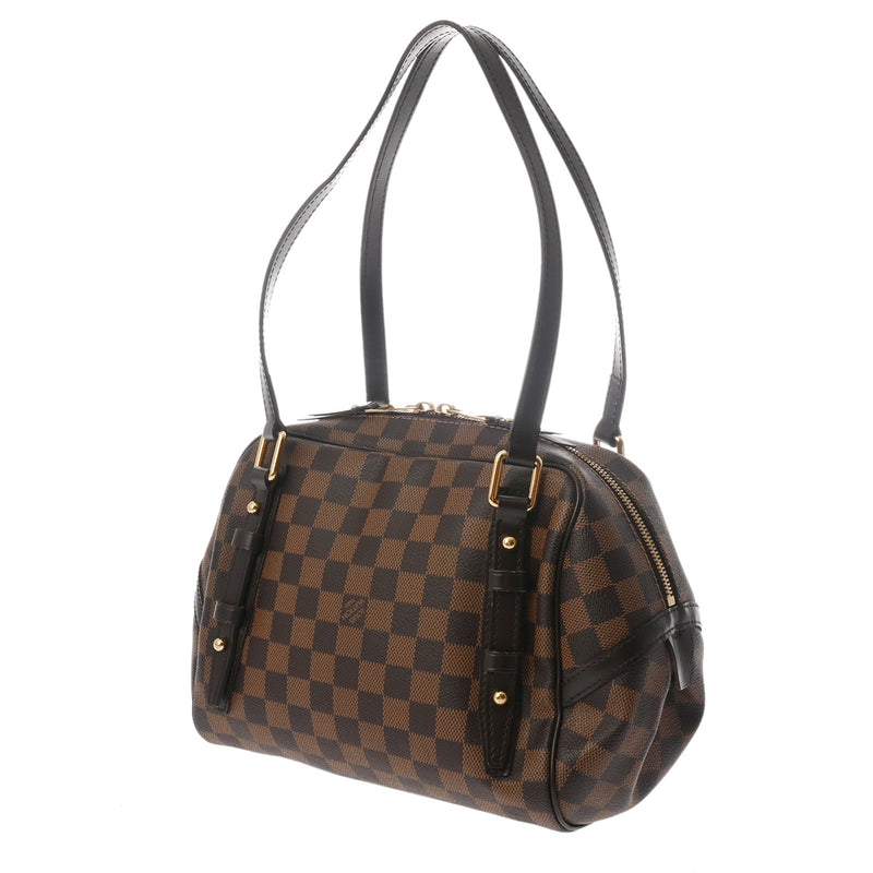 LOUIS VUITTON ルイヴィトン ダミエ リヴィントン PM ブラウン N41157 レディース ダミエキャンバス ハンドバッグ ABランク 中古 銀蔵