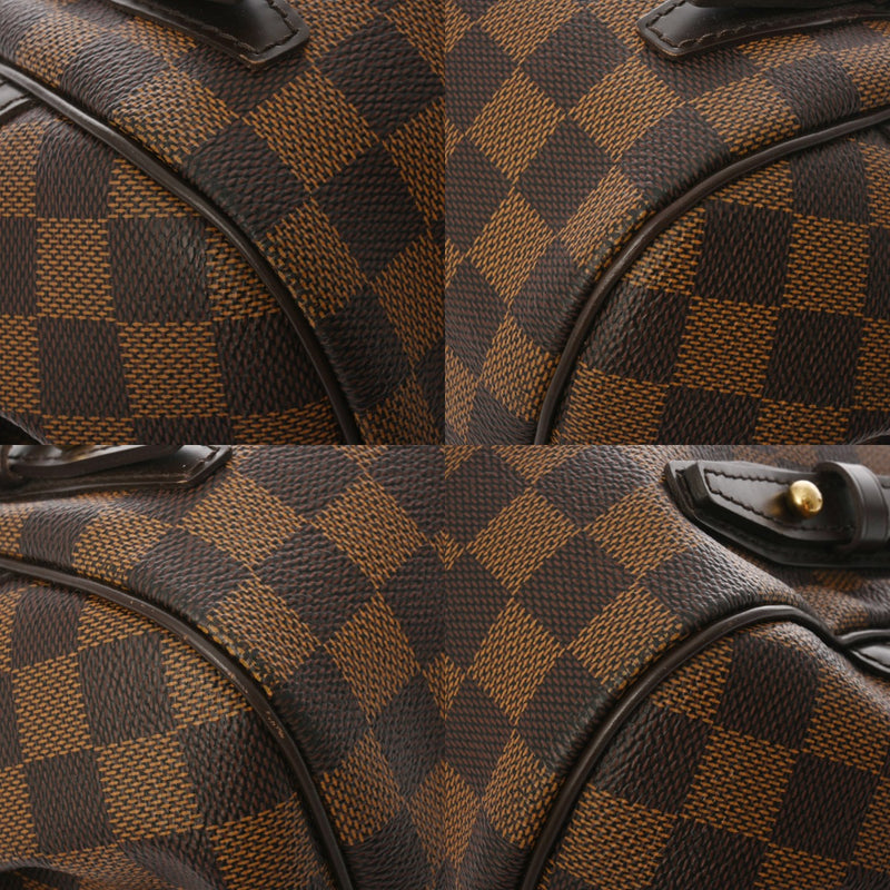 LOUIS VUITTON ルイヴィトン ダミエ リヴィントン PM ブラウン N41157 レディース ダミエキャンバス ハンドバッグ ABランク 中古 銀蔵