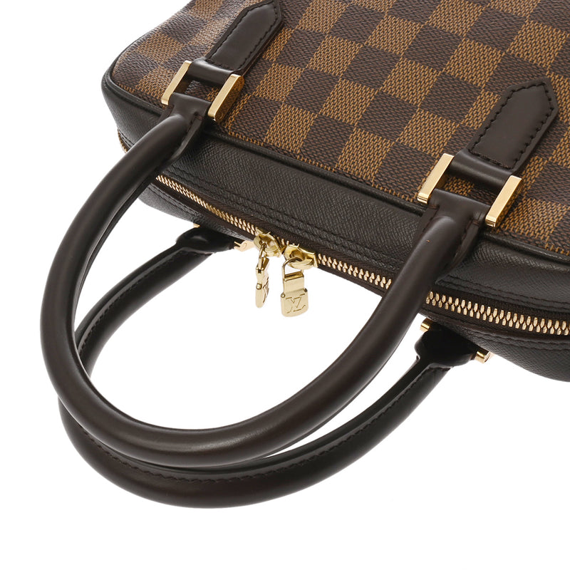 LOUIS VUITTON ルイヴィトン ダミエ ブレラ ブラウン N51150 レディース ダミエキャンバス ハンドバッグ ABランク 中古 銀蔵