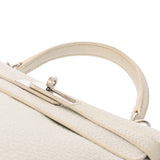 HERMES エルメス ケリー 28 内縫い 2WAY ホワイト □L刻印(2008年頃) レディース トリヨンクレマンス ハンドバッグ Bランク 中古 銀蔵