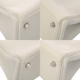 HERMES エルメス ケリー 28 内縫い 2WAY ホワイト □L刻印(2008年頃) レディース トリヨンクレマンス ハンドバッグ Bランク 中古 銀蔵