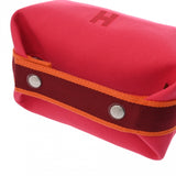 HERMES エルメス ブリッドアブラック PM ハイビスカス シルバー金具 レディース コットン100％ ポーチ 未使用 銀蔵