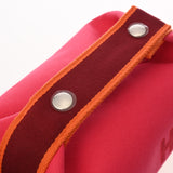 HERMES エルメス ブリッドアブラック PM ハイビスカス シルバー金具 レディース コットン100％ ポーチ 未使用 銀蔵