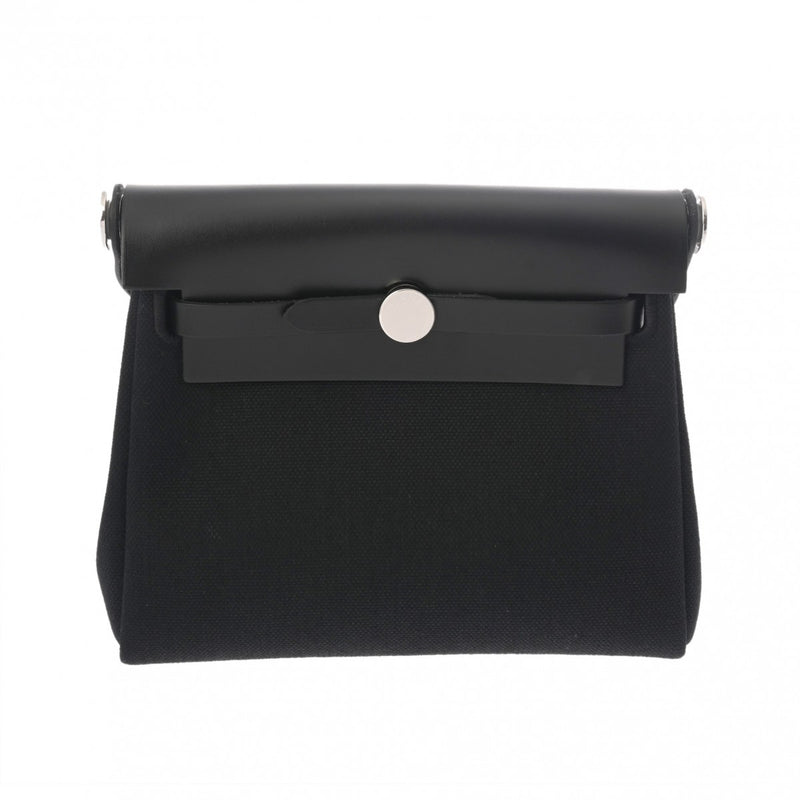 HERMES エルメス エールバッグ ジップ 20 ミニ 2WAY ブラック K刻印(20025年頃) レディース トワルアッシュ ヴァッシュハンター ハンドバッグ 未使用 銀蔵