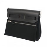 HERMES エルメス エールバッグ ジップ 20 ミニ 2WAY ブラック K刻印(20025年頃) レディース トワルアッシュ ヴァッシュハンター ハンドバッグ 未使用 銀蔵