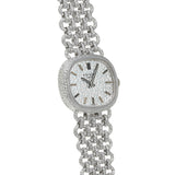 パテックフィリップ ゴールデンエリプス 4133/001 シルバー レディース 腕時計 手巻き 中古 銀蔵