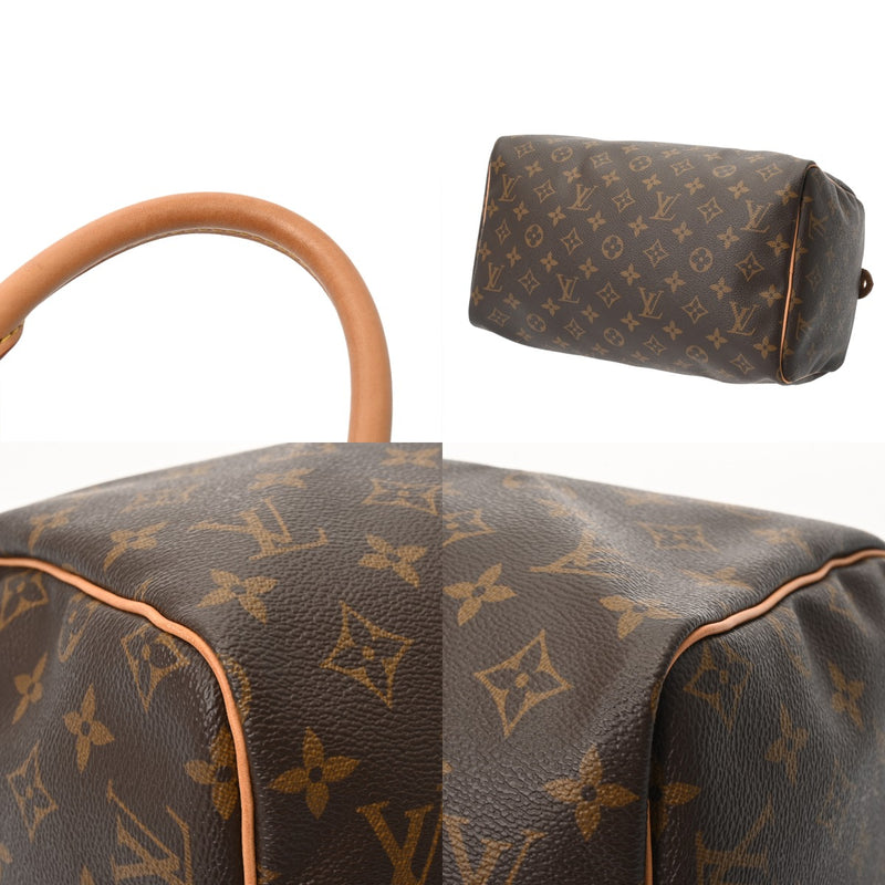 LOUIS VUITTON ルイヴィトン モノグラム スピーディ 30 新型 ブラウン M41108 レディース モノグラムキャンバス ハンドバッグ ABランク 中古 銀蔵