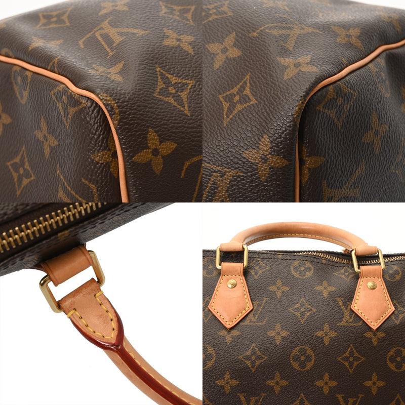 LOUIS VUITTON ルイヴィトン モノグラム スピーディ 30 新型 ブラウン M41108 レディース モノグラムキャンバス ハンドバッグ ABランク 中古 銀蔵