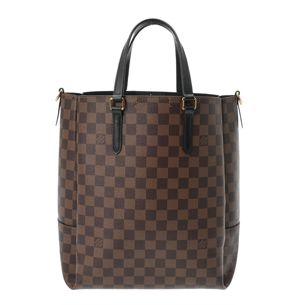 LOUIS VUITTON ルイヴィトン ダミエ ベルモント NV MM 2WAY ノワール N60297 レディース ダミエキャンバス トートバッグ ABランク 中古 銀蔵