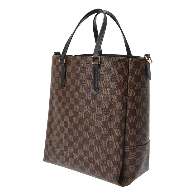 LOUIS VUITTON ルイヴィトン ダミエ ベルモント NV MM 2WAY ノワール N60297 レディース ダミエキャンバス トートバッグ ABランク 中古 銀蔵