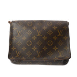 LOUIS VUITTON ルイヴィトン モノグラム ミュゼットタンゴ ブラウン M51388 レディース モノグラムキャンバス ショルダーバッグ Bランク 中古 銀蔵