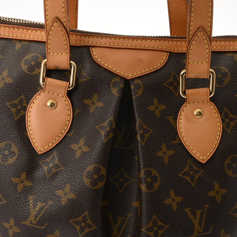 LOUIS VUITTON ルイヴィトン モノグラム パレルモ PM 2WAY ブラウン M40145 レディース モノグラムキャンバス ハンドバッグ ABランク 中古 銀蔵
