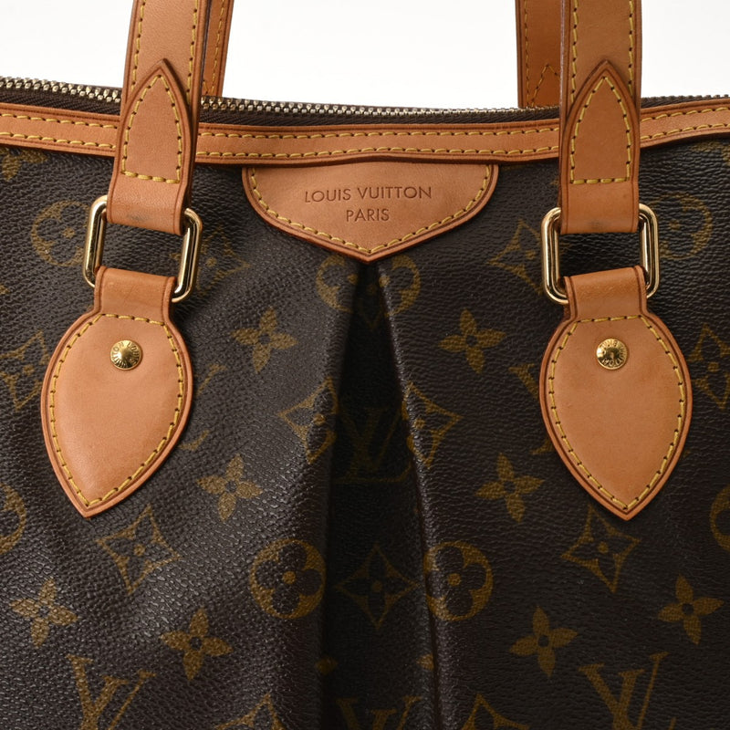 LOUIS VUITTON ルイヴィトン モノグラム パレルモ PM 2WAY ブラウン M40145 レディース モノグラムキャンバス ハンドバッグ ABランク 中古 銀蔵