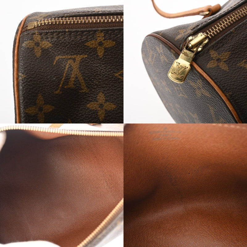 LOUIS VUITTON ルイヴィトン モノグラム パピヨン30 ブラウン M51385 レディース モノグラムキャンバス ハンドバッグ Bランク 中古 銀蔵