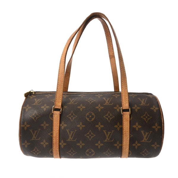LOUIS VUITTON ルイヴィトン モノグラム パピヨン30 ブラウン M51385 レディース モノグラムキャンバス ハンドバッグ Bランク 中古 銀蔵