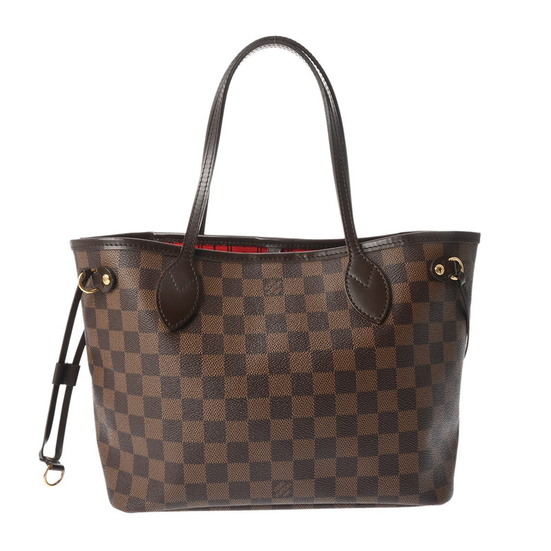 LOUIS VUITTON ルイヴィトン ダミエ ネヴァーフル PM 旧型 ブラウン N51109 レディース ダミエキャンバス ハンドバッグ Bランク 中古 銀蔵
