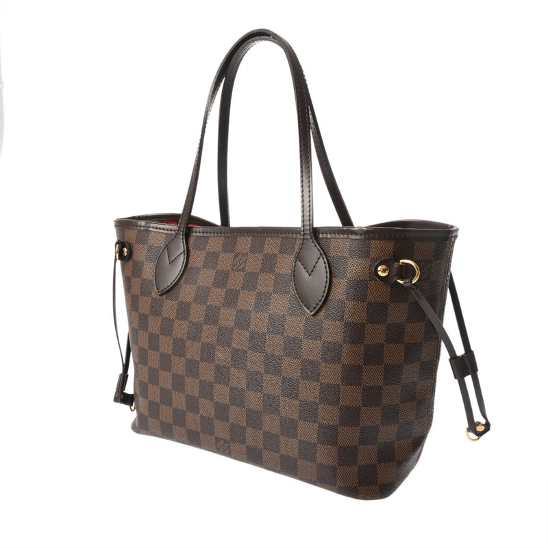LOUIS VUITTON ルイヴィトン ダミエ ネヴァーフル PM 旧型 ブラウン N51109 レディース ダミエキャンバス ハンドバッグ Bランク 中古 銀蔵