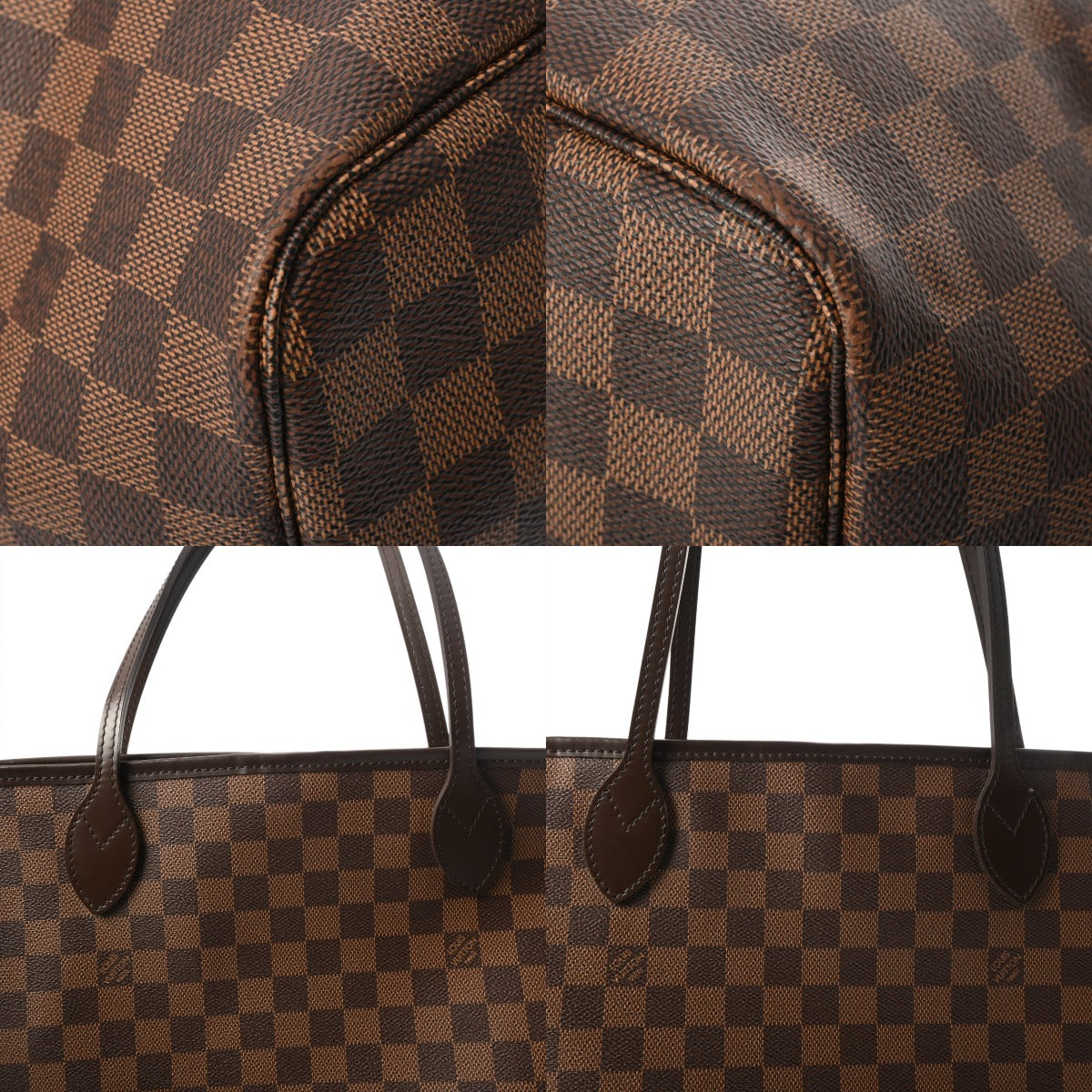 LOUIS VUITTON ルイヴィトン ダミエ ネヴァーフル GM 旧型 ブラウン 