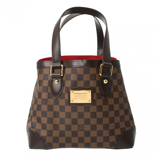 LOUIS VUITTON ルイヴィトン ダミエ ハムステッド PM ブラウン N51205 レディース ダミエキャンバス ハンドバッグ Aランク 中古 銀蔵