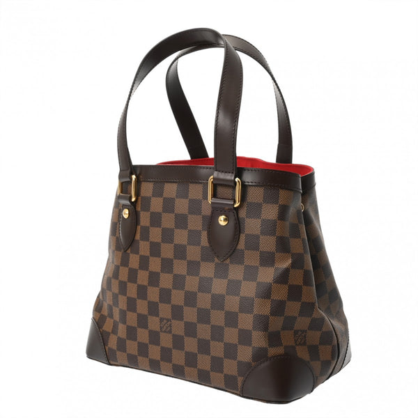 LOUIS VUITTON ルイヴィトン ダミエ ハムステッド PM ブラウン N51205 レディース ダミエキャンバス ハンドバッグ Aランク 中古 銀蔵
