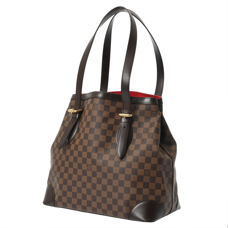 LOUIS VUITTON ルイヴィトン ダミエ ハムステッド GM ブラウン N51203 レディース ダミエキャンバス ハンドバッグ ABランク 中古 銀蔵