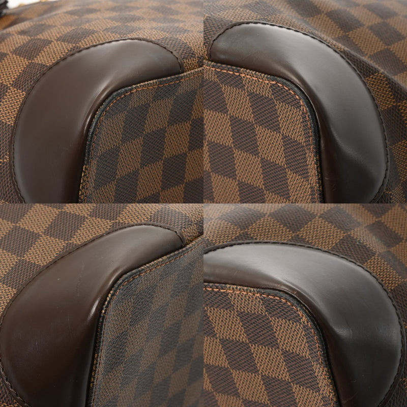 LOUIS VUITTON ルイヴィトン ダミエ ハムステッド GM ブラウン N51203 レディース ダミエキャンバス ハンドバッグ ABランク 中古 銀蔵