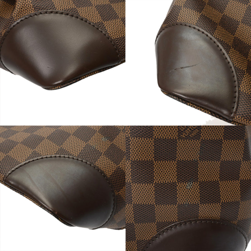 LOUIS VUITTON ルイヴィトン ダミエ ハムステッド GM ブラウン N51203 レディース ダミエキャンバス ハンドバッグ ABランク 中古 銀蔵