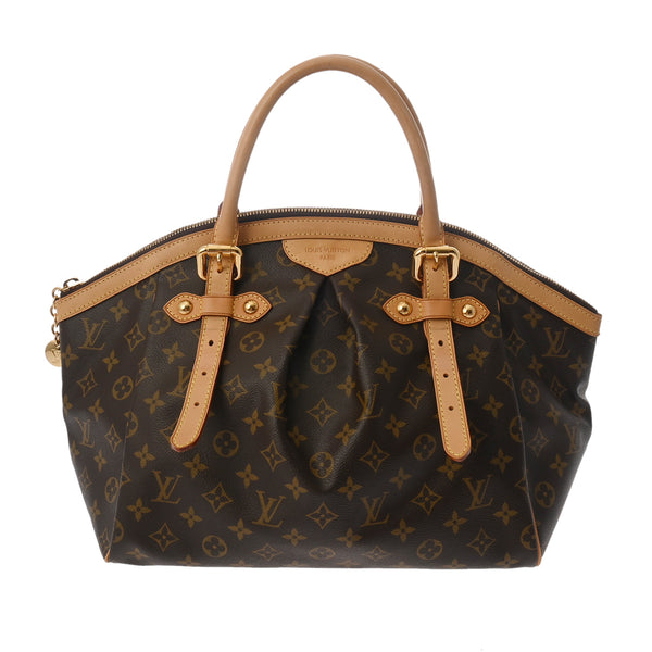 LOUIS VUITTON ルイヴィトン モノグラム ティボリ GM ブラウン M40144 レディース モノグラムキャンバス ハンドバッグ ABランク 中古 銀蔵