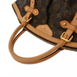 LOUIS VUITTON ルイヴィトン モノグラム ティボリ GM ブラウン M40144 レディース モノグラムキャンバス ハンドバッグ ABランク 中古 銀蔵