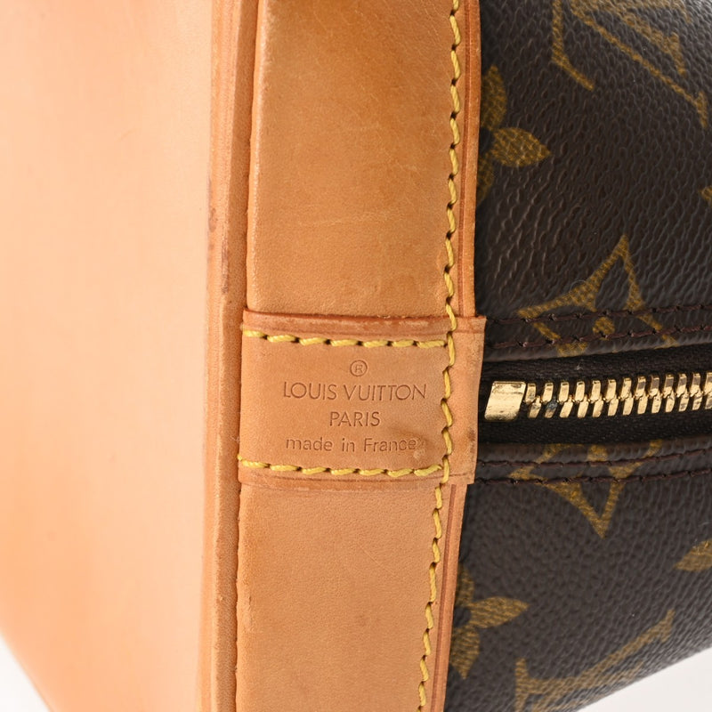 LOUIS VUITTON ルイヴィトン モノグラム アルマ ブラウン M51130 レディース モノグラムキャンバス ハンドバッグ Bランク 中古 銀蔵