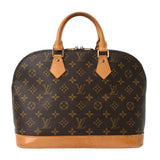 LOUIS VUITTON ルイヴィトン モノグラム アルマ ブラウン M51130 レディース モノグラムキャンバス ハンドバッグ Bランク 中古 銀蔵