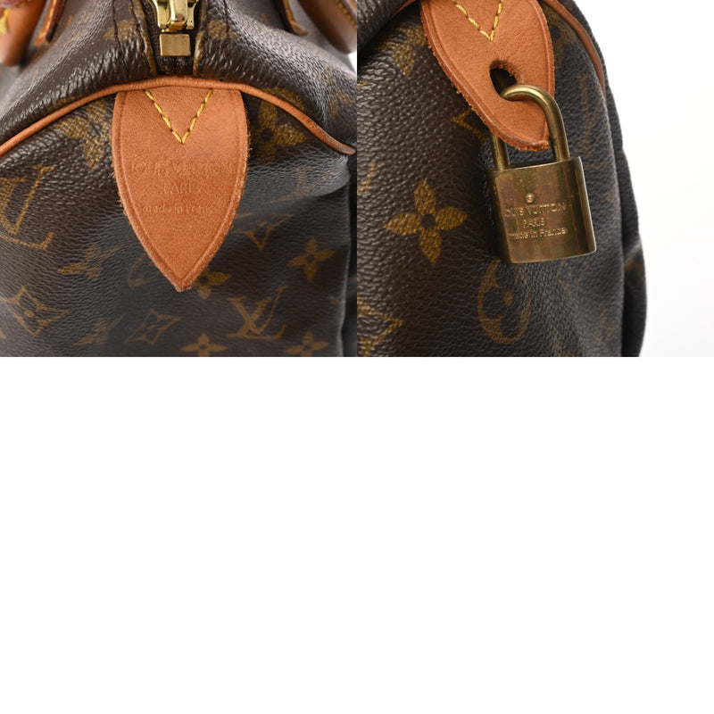 LOUIS VUITTON ルイヴィトン モノグラム スピーディ30 旧型 ブラウン M41526 レディース モノグラムキャンバス ハンドバッグ Bランク 中古 銀蔵