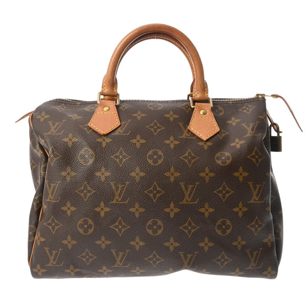 LOUIS VUITTON ルイヴィトン モノグラム スピーディ30 旧型 ブラウン M41526 レディース モノグラムキャンバス ハンドバッグ Bランク 中古 銀蔵