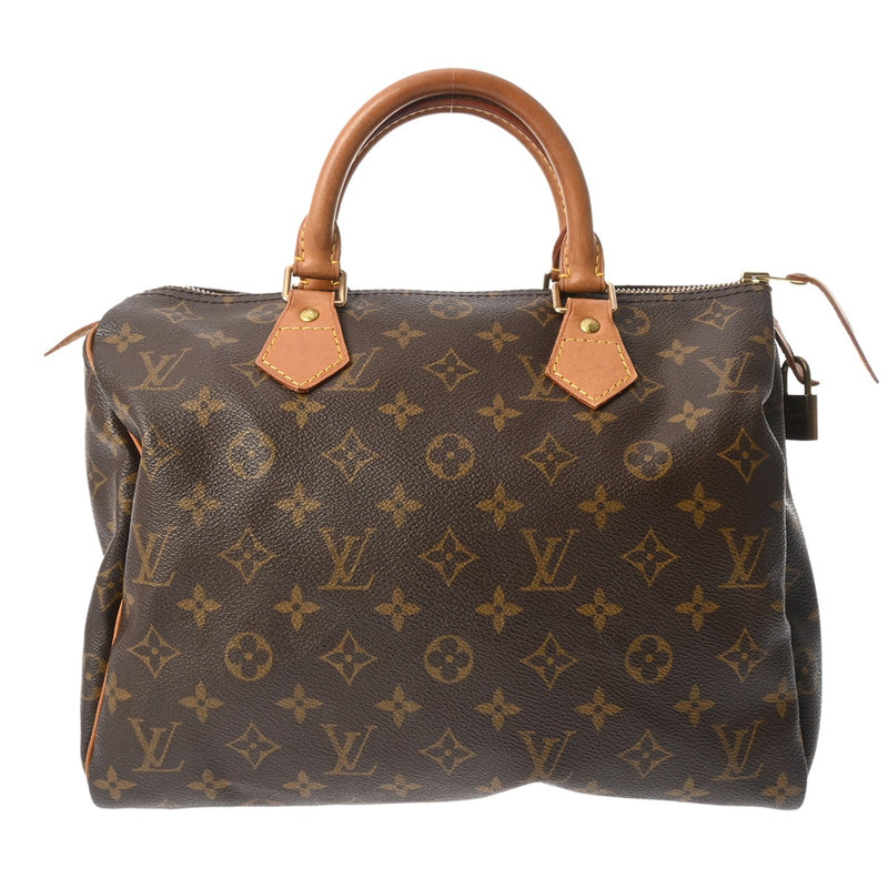 LOUIS VUITTON ルイヴィトン モノグラム スピーディ30 旧型 ブラウン M41526 レディース モノグラムキャンバス ハンドバッグ Bランク 中古 銀蔵