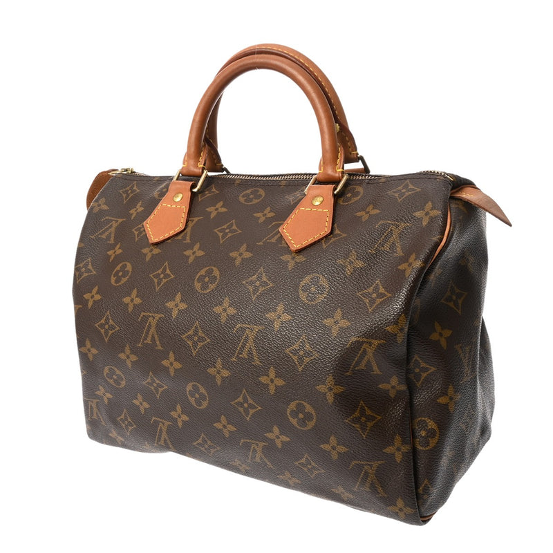 LOUIS VUITTON ルイヴィトン モノグラム スピーディ30 旧型 ブラウン M41526 レディース モノグラムキャンバス ハンドバッグ Bランク 中古 銀蔵
