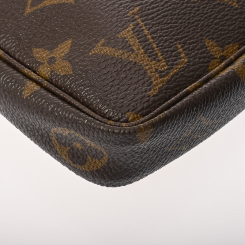 LOUIS VUITTON ルイヴィトン モノグラム ポシェット アクセソワール ブラウン M51980 レディース モノグラムキャンバス アクセサリーポーチ ABランク 中古 銀蔵