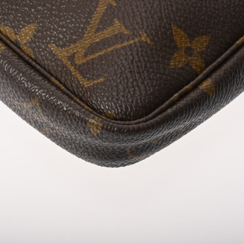 LOUIS VUITTON ルイヴィトン モノグラム ポシェット アクセソワール ブラウン M51980 レディース モノグラムキャンバス アクセサリーポーチ ABランク 中古 銀蔵