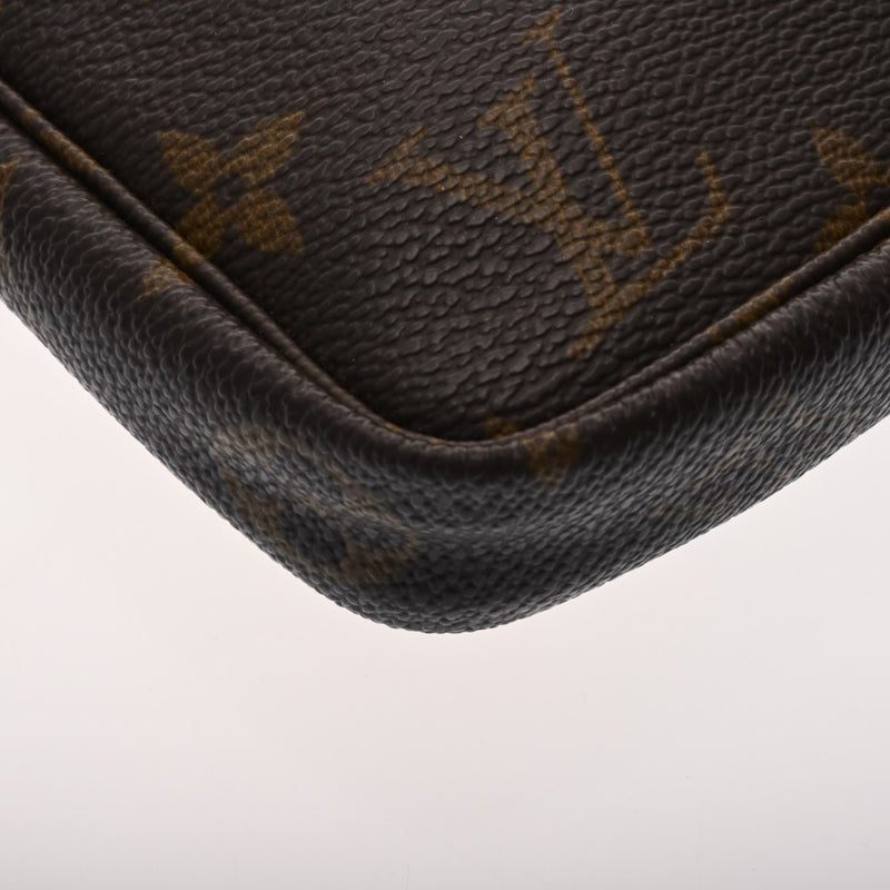 LOUIS VUITTON ルイヴィトン モノグラム ポシェット アクセソワール ブラウン M51980 レディース モノグラムキャンバス アクセサリーポーチ ABランク 中古 銀蔵