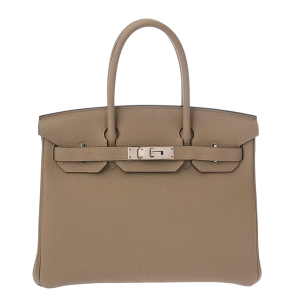 HERMES エルメス バーキン 30 トゥルティエールグレー C刻印(2018年頃) レディース トゴ ハンドバッグ Aランク 中古 銀蔵