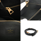 LOUIS VUITTON ルイヴィトン モノグラムアンプラント オンザゴー PM 2WAY ノワール M45653 レディース レザー ハンドバッグ Aランク 中古 銀蔵